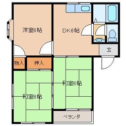 レジデンス青川Ⅱの物件間取画像